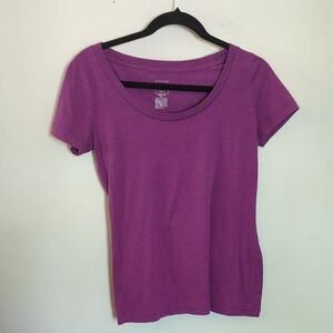3 for $20 Bundle Sale! Mossimo Purple Casual Scoop Neck Tee Juniors Size M